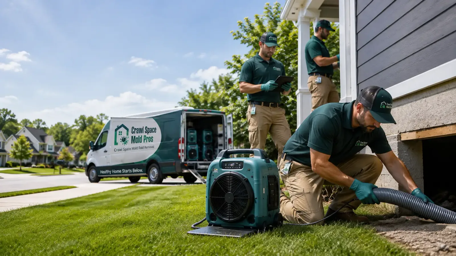 Crawl Space Mold Removal in Collierville, TN